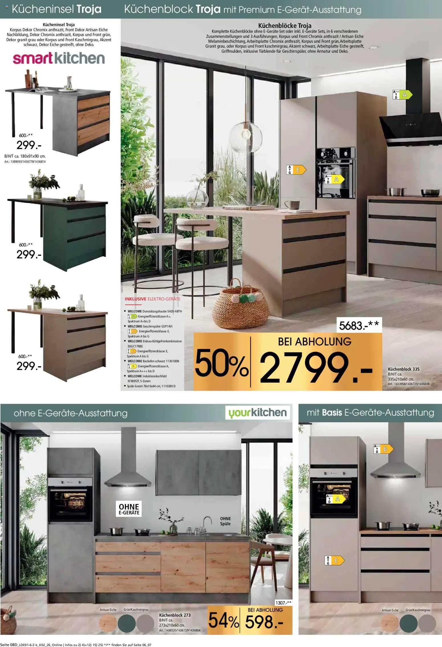 Zurbrüggen Küchen für Ihr Zuhause – gültig ab 17.01.2026 | Seite: 16 | Produkte: Geschirrspüler, Küchenblock, Armatur, Backofen