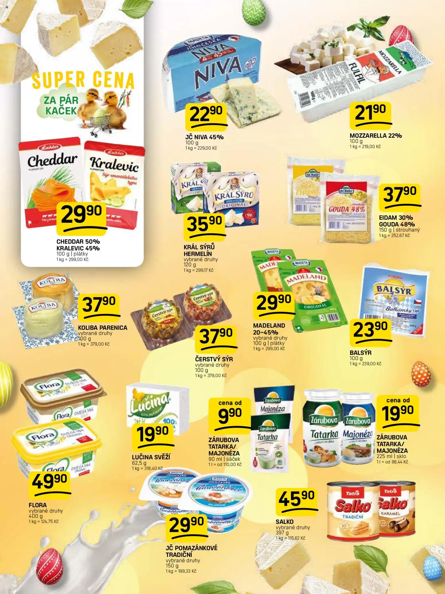 Flop leták od 11.03.2026 | Strana: 4 | Produkty: Tatarka, Hermelín, Salko, Cif