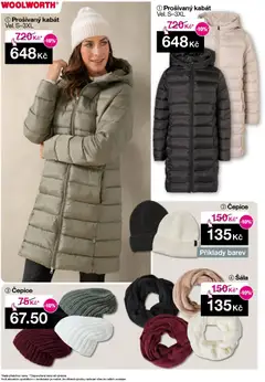 Náhled letáku Woolworth leták od 07.11.2025 | Strana: 9 | Produkty: Kabát, Šála, Čepice