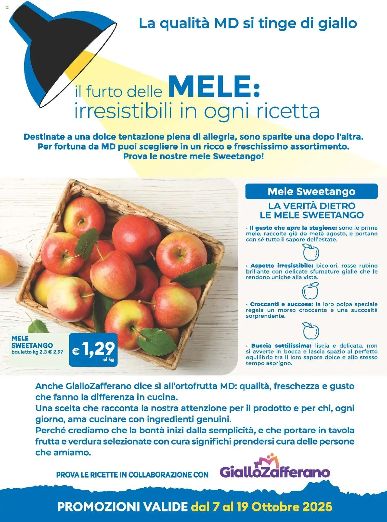 Volantino MD Discount del 07.10.2025 | Pagina: 14 | Prodotti: Mele, Frutta