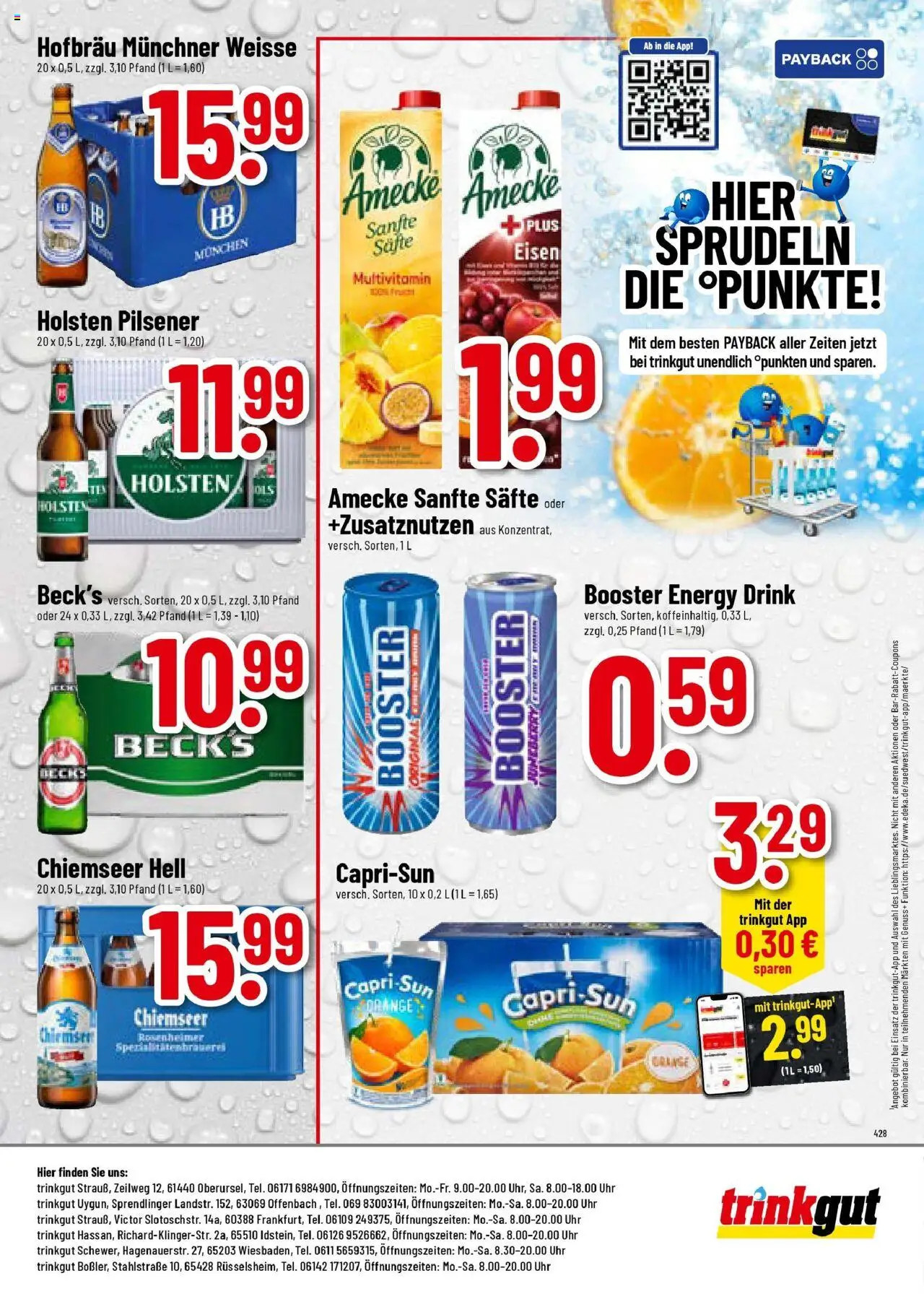 Trinkgut prospekt Wiesbaden	 - gültig ab dem 06.07.2025 | Seite: 8 | Produkte: Decke, Energy, Holsten, Uhr
