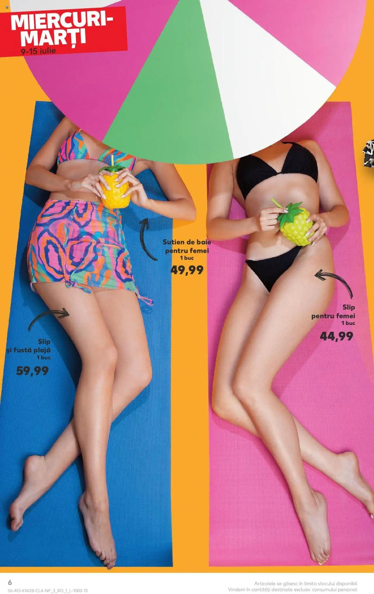 Catalog Kaufland - Galați Nonfood – valabil de la 09.07.2025 | Pagină: 6 | Produse: Sutien de baie, Sutien, Slip