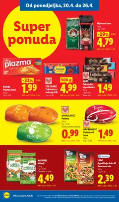 LEDO 4 godišnja doba ili Gourman mix, 400 g, 1 kg = 5.98 - Pregled kataloga iz trgovine Lidl, vrijedi od 20.04.2026 | Stranica: 8