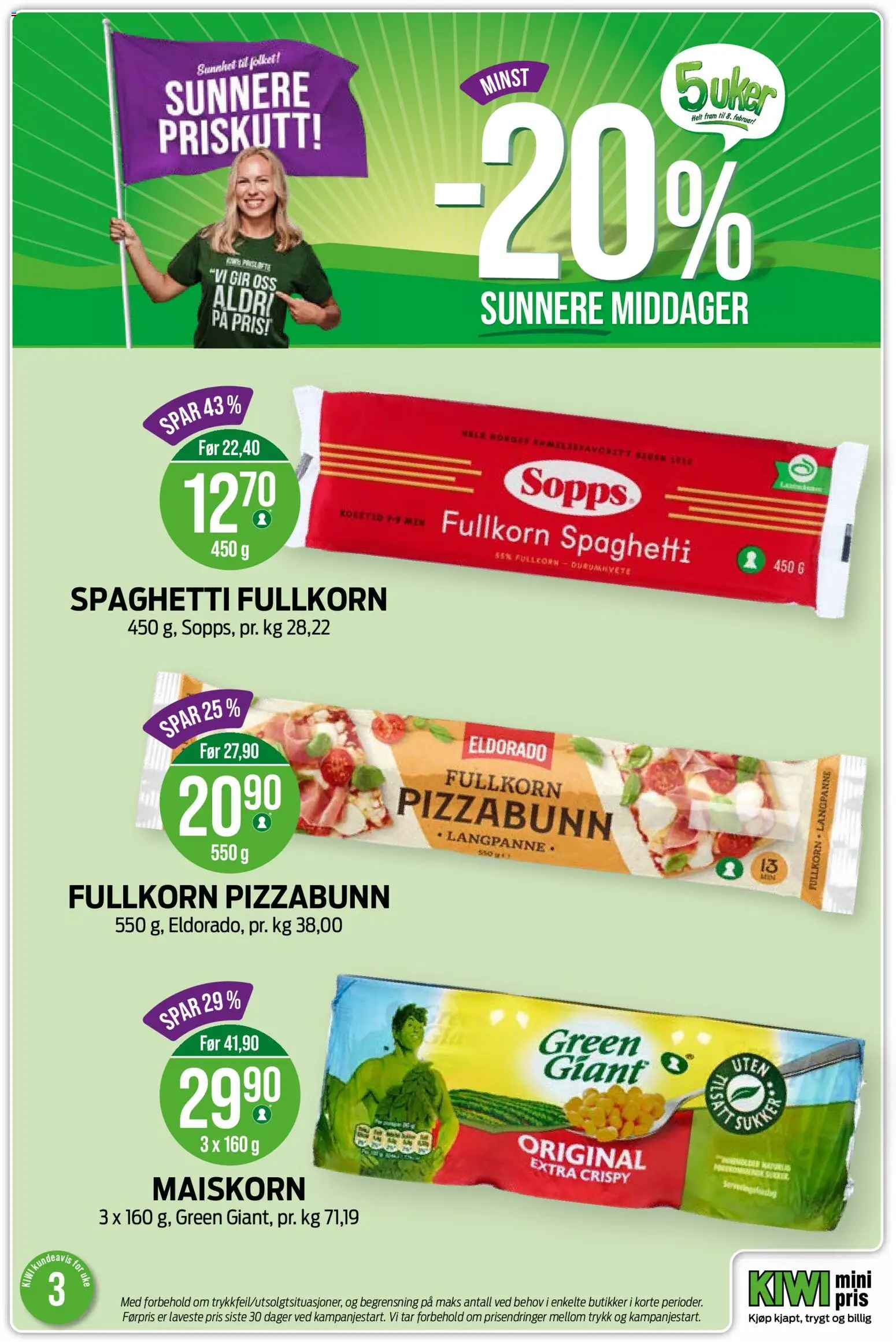 {H1} | Side: 7 | Produkter: Pizza, Pasta, Kiwi, Тарілка