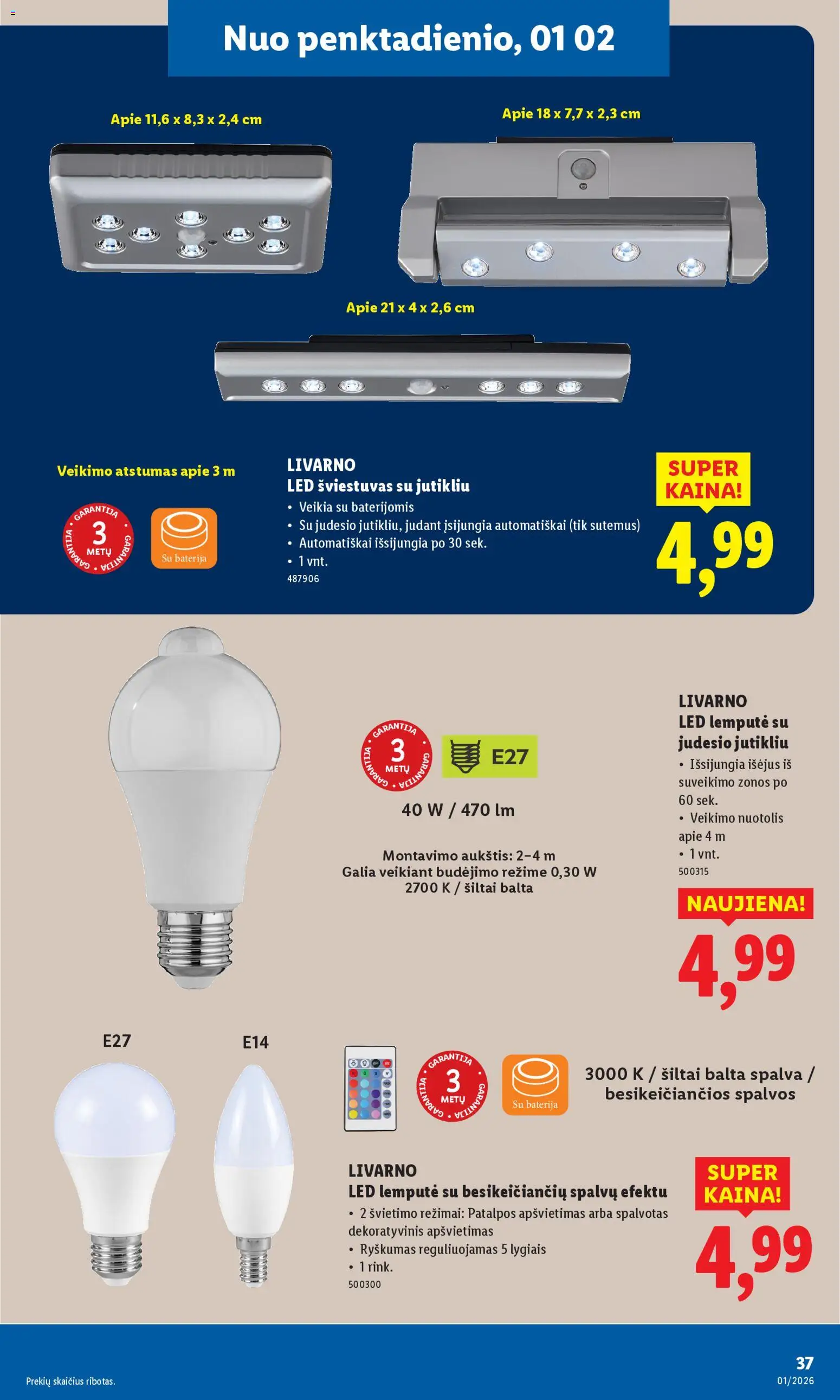 LIDL akcijos nuo 29.12.2025 | Puslapis: 37