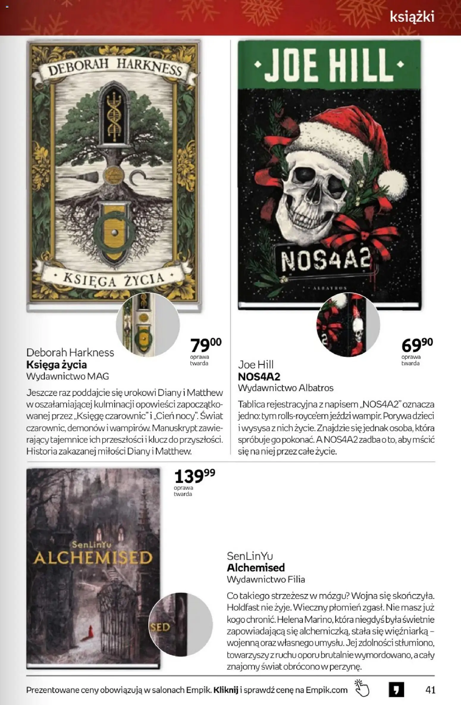 Empik promocje - Tom kultury Książki od 10.12.2025 | Strona: 41 | Produkty: Książki