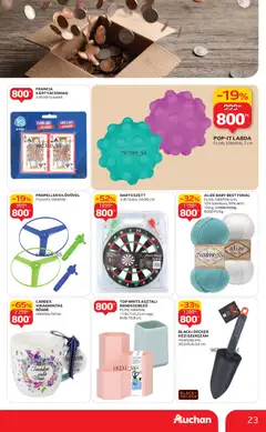 Auchan Hipermarket - Indítsd okosan az évet - amely érvényes a következő dátumtól: 15.01.2026 | Oldal: 23