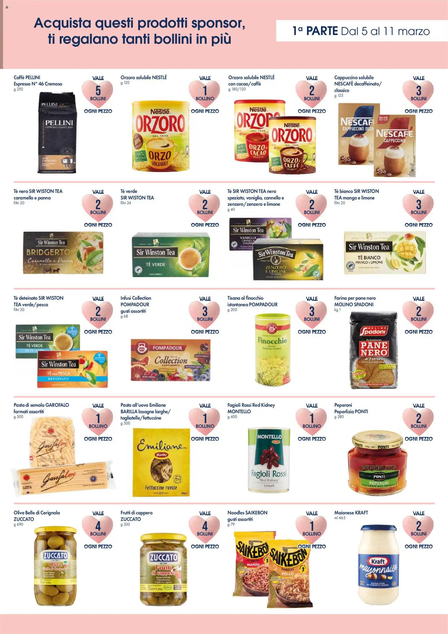 Volantino Galassia del 05.03.2026 | Pagina: 5 | Prodotti: Pane, Panna, Pasta, Fettuccine