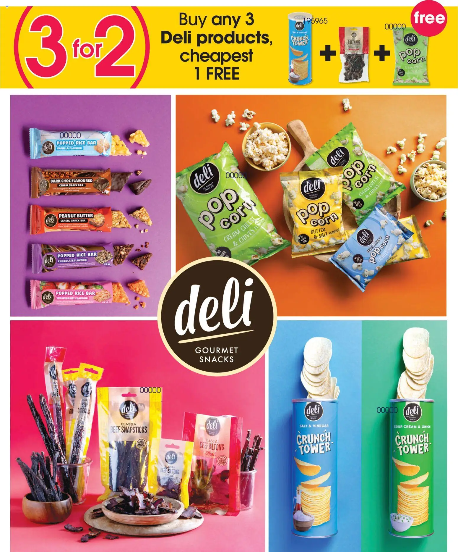 New Clicks catalogue – valid from 23.10.2025 | Page: 46 | Products: Microwave, Cheese, Sour cream, Snacks