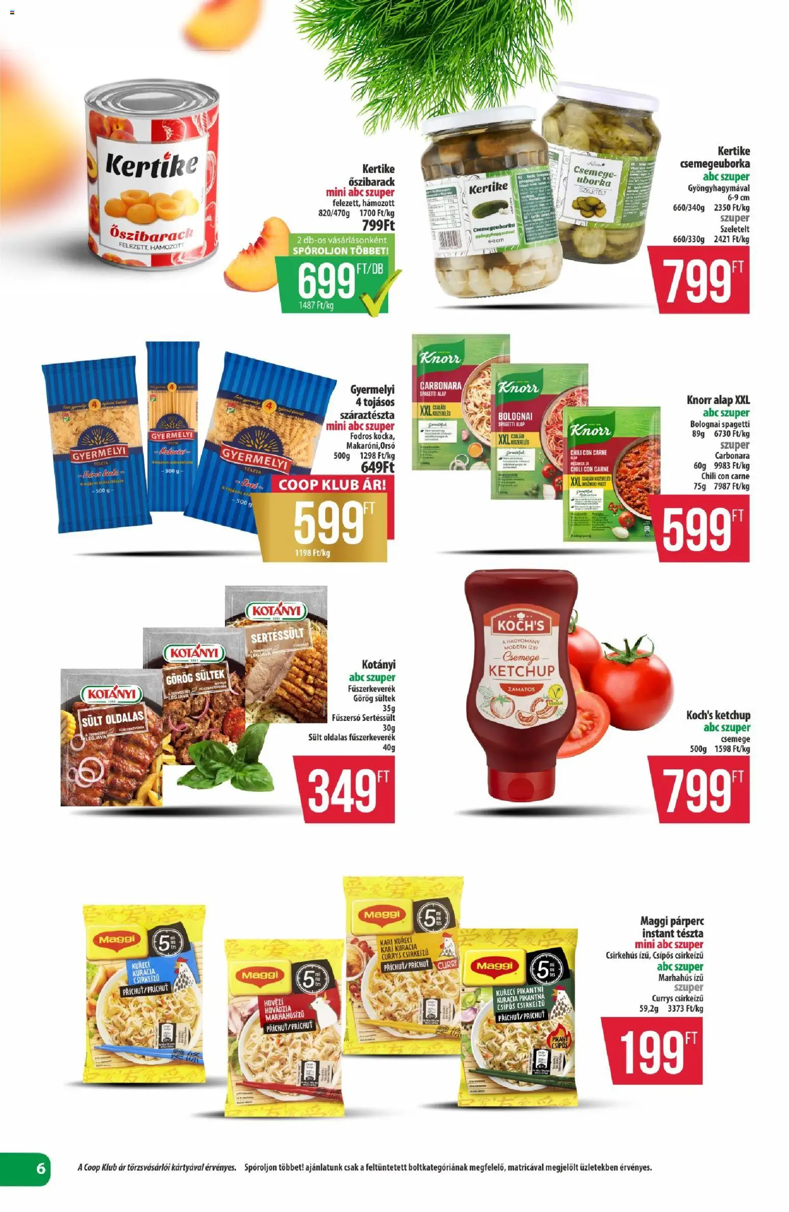COOP akciós ujság - amely érvényes a következő dátumtól: 12.02.2026 | Oldal: 6