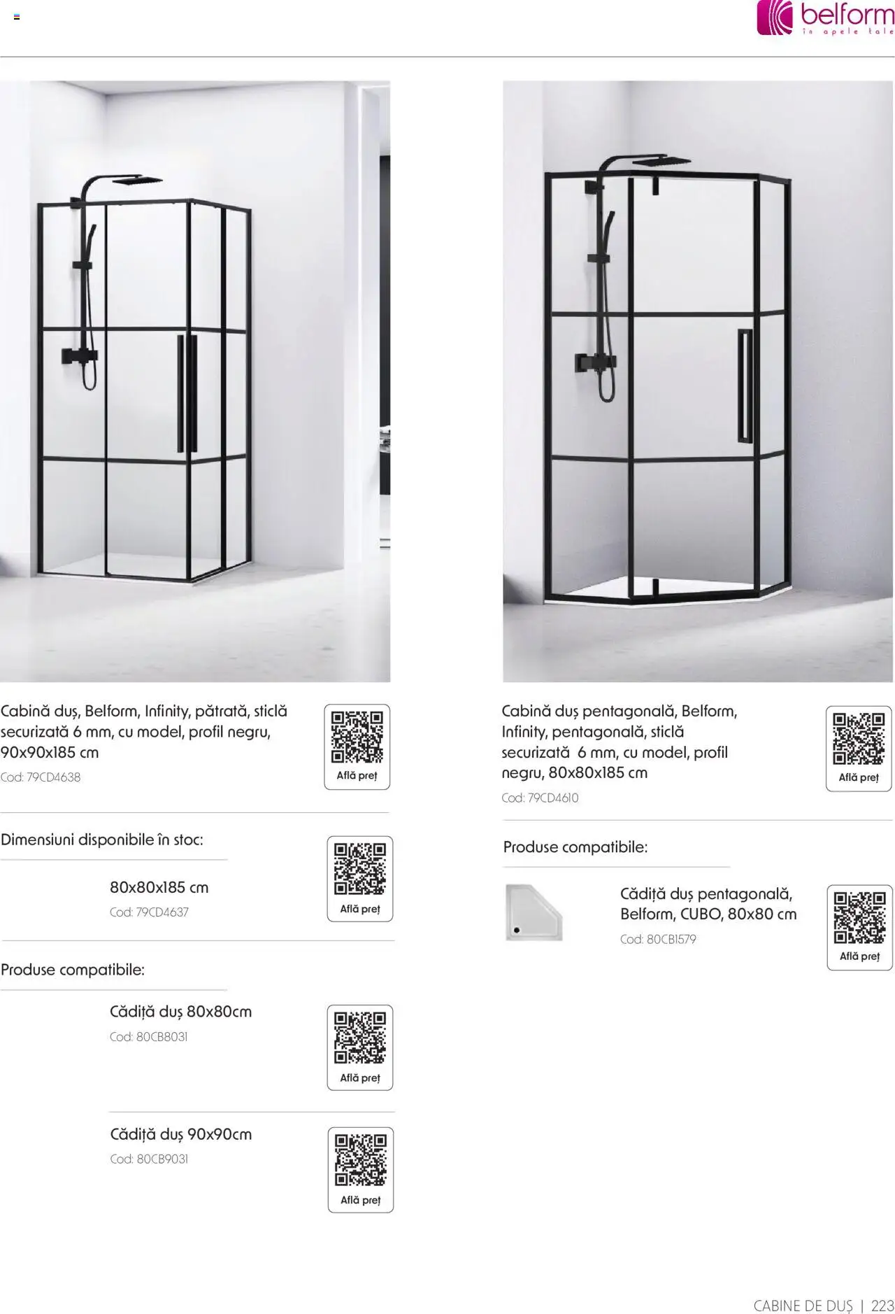 Catalog Romstal – valabil de la 25.11.2024 | Pagină: 223 | Produse: Duș
