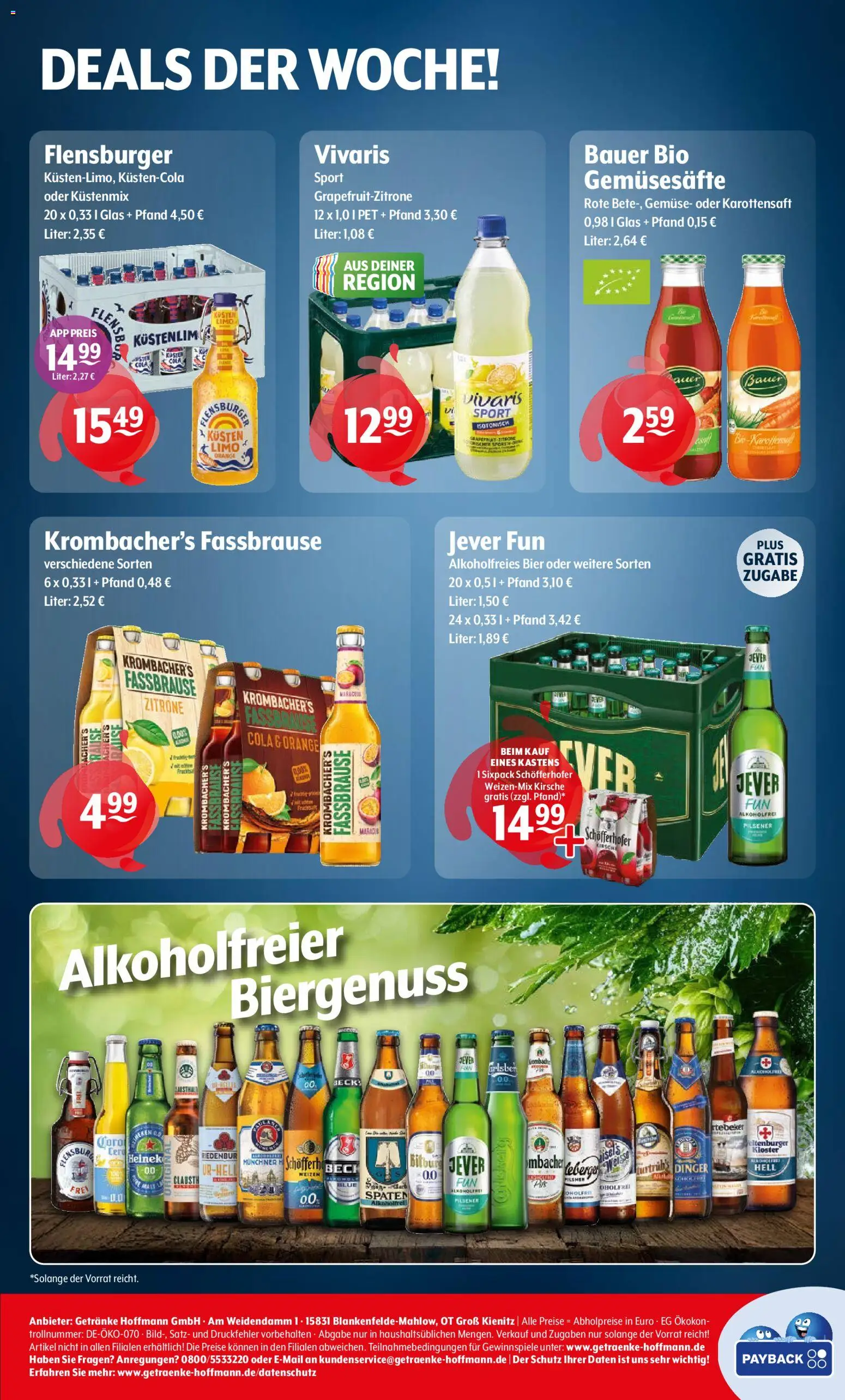 Getränke Hoffmann - Nordrhein - Westfalen – gültig ab 26.01.2026 | Seite: 8 | Produkte: Flensburger, Zitrone, Jever, Fassbrause