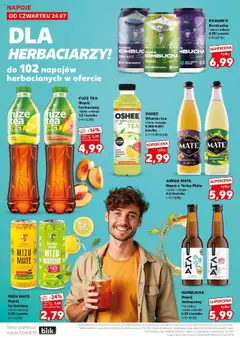 Kaufland gazetka - Super Sobota od 26.07.2025 | Strona: 18 | Produkty: Napoje, Mięta, Kombucha, Yerba mate