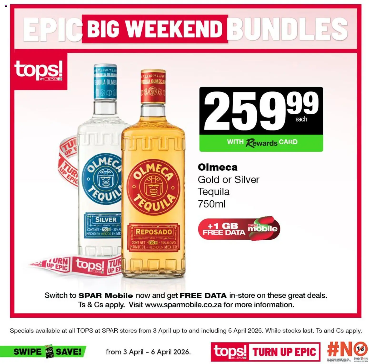 New Tops at Spar catalogue – valid from 03.04.2026 | Page: 5 | Products: Data, Switch