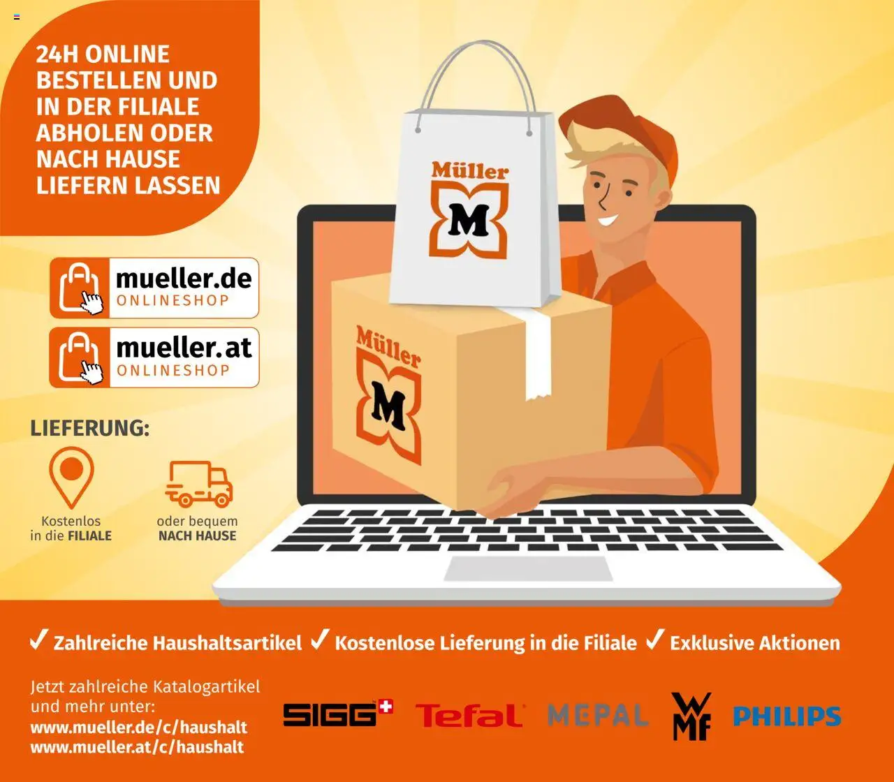 Müller Haushaltskatalog – gültig ab 03.10.2025 | Seite: 2 | Produkte: Philips