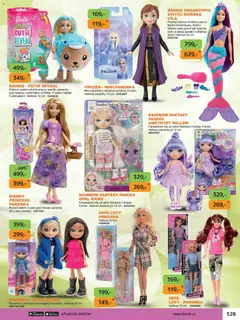 Náhled letáku Dráčik leták od 03.10.2025 | Strana: 59 | Produkty: Panenka, Kostým, Barbie