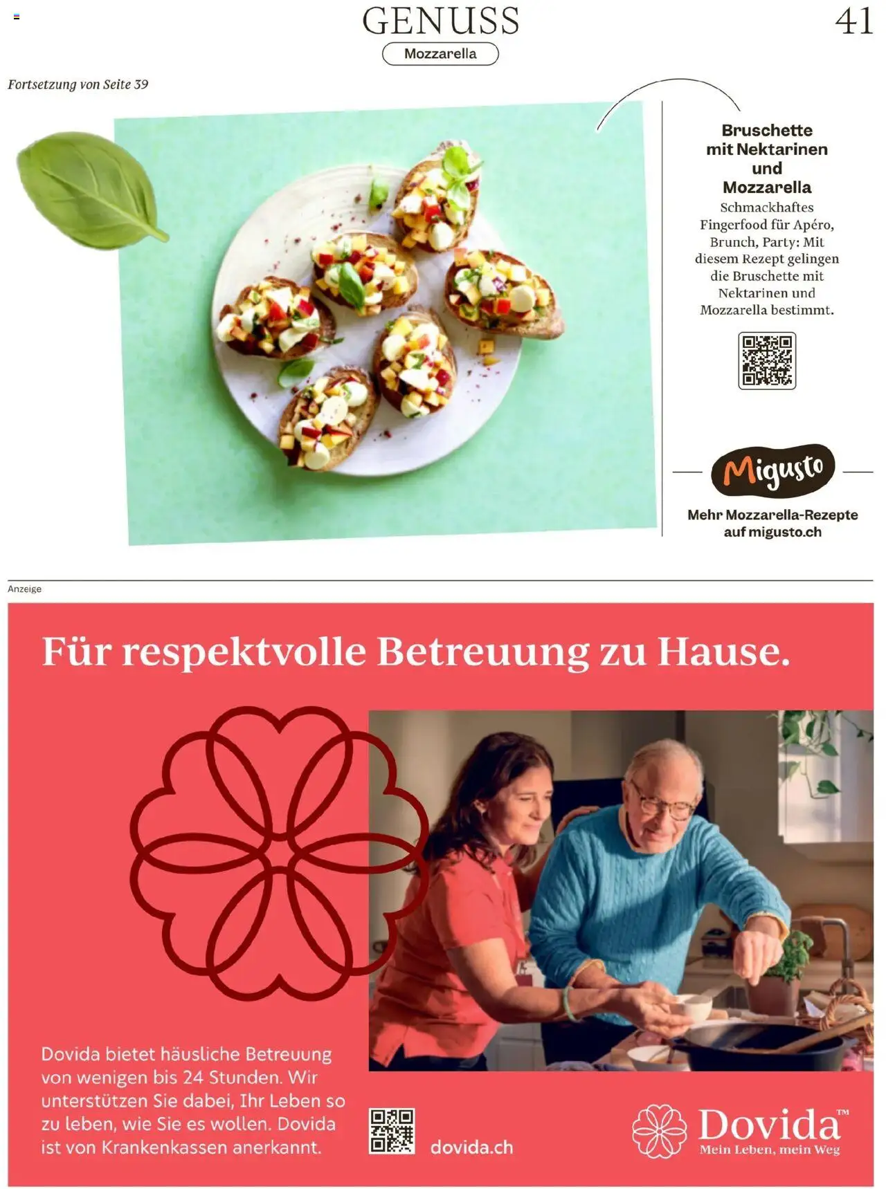 Migros Magazin ab 03.06.2025 | Seite: 41 | Produkte: Nektarinen