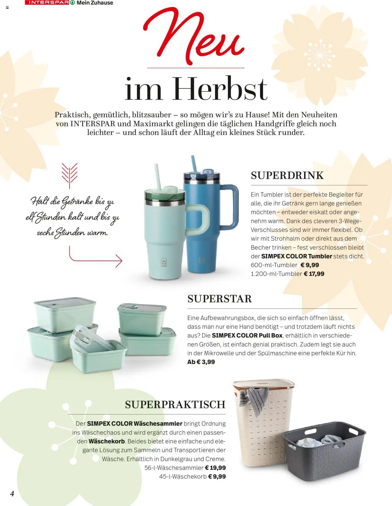 Interspar Mein Zuhause  gültig ab 29.09.2025 | Seite: 4 | Produkte: Mikrowelle