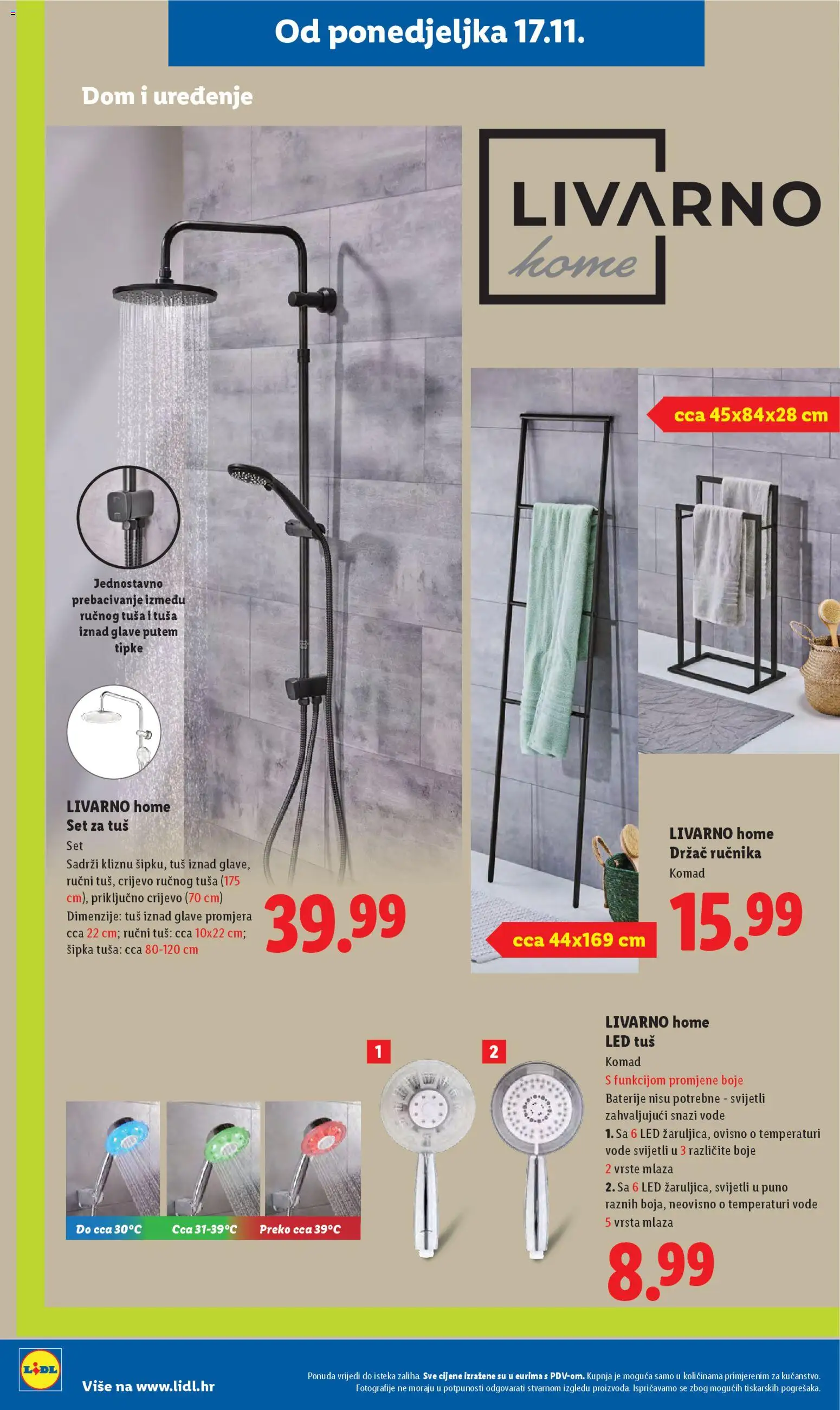 Lidl katalog | vrijedi od 17.11.2025 | Stranica: 54 | Proizvodi: Tuš, Baterije