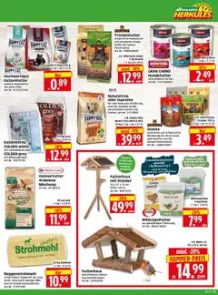 HERKULES Bau & Garten ab 20.10.2025 gültig | Seite: 11 | Produkte: Katzenfutter, Blumen, Rock, Reis
