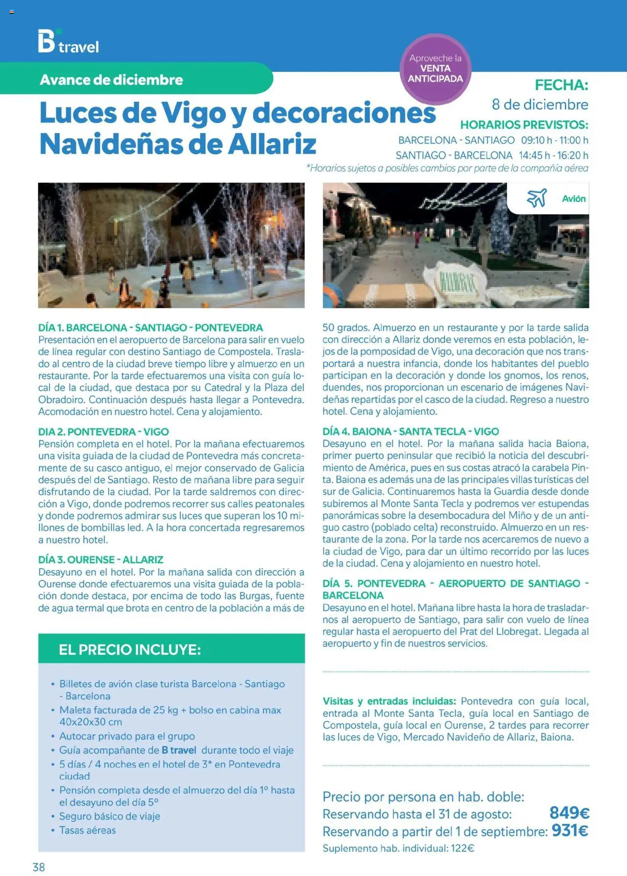 B the travel brand Viatges i Excursions │ válido desde el 01.05.2025 | Página: 38 | Productos: Bolso, Maleta