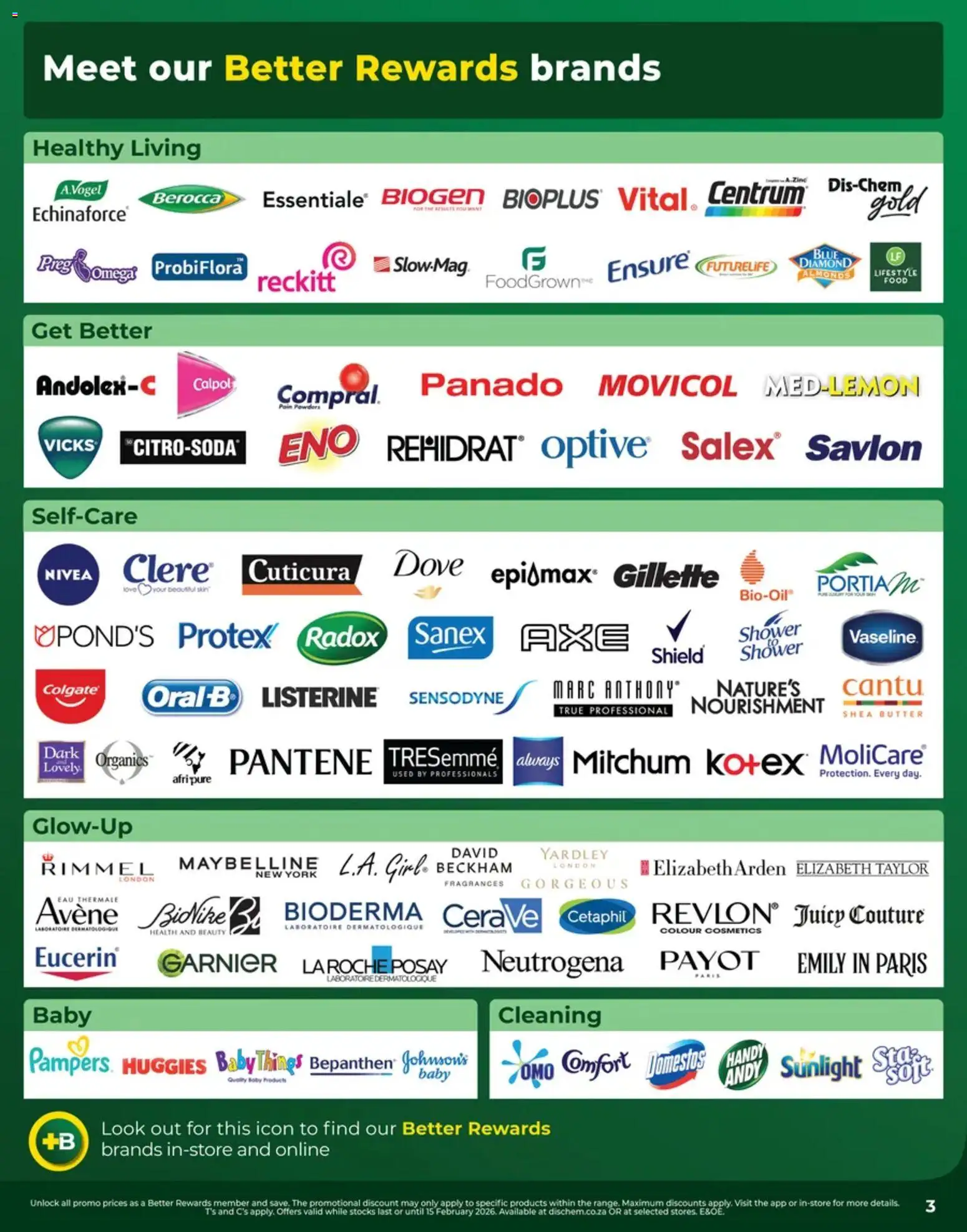 New Dis-Chem catalogue – valid from 13.01.2026 | Page: 3 | Products: Shower, Butter