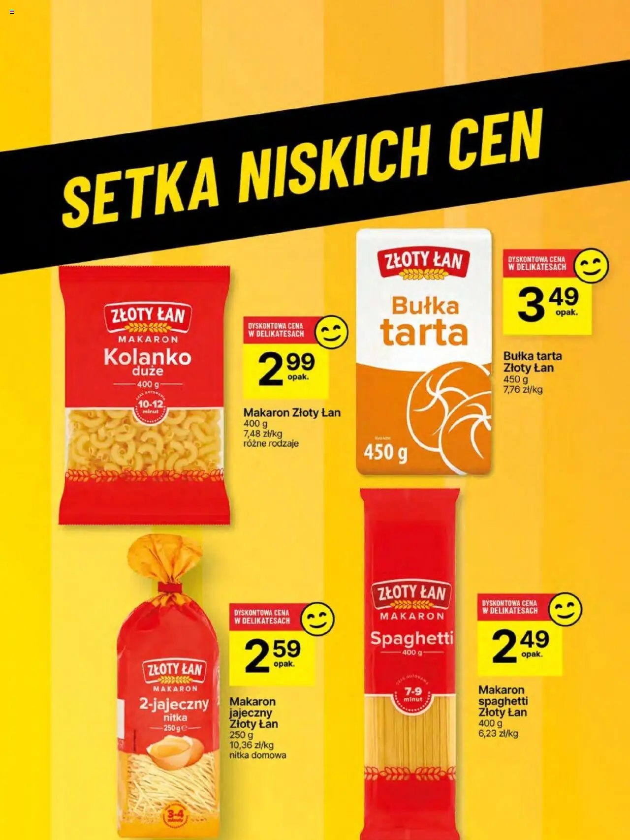Delikatesy Centrum Gazetka - Sklepy Własne od 12.06.2025 | Strona: 57 | Produkty: Makaron spaghetti, Bułka tarta, Bułka, Makaron