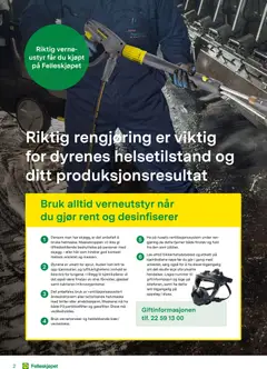 Forhåndsvisning av Felleskjøpet Desinfeksjonsmidler til husdyrrom gyldig fra 02.01.2026 | Side: 2 | Produkter: Kontakt, Briller