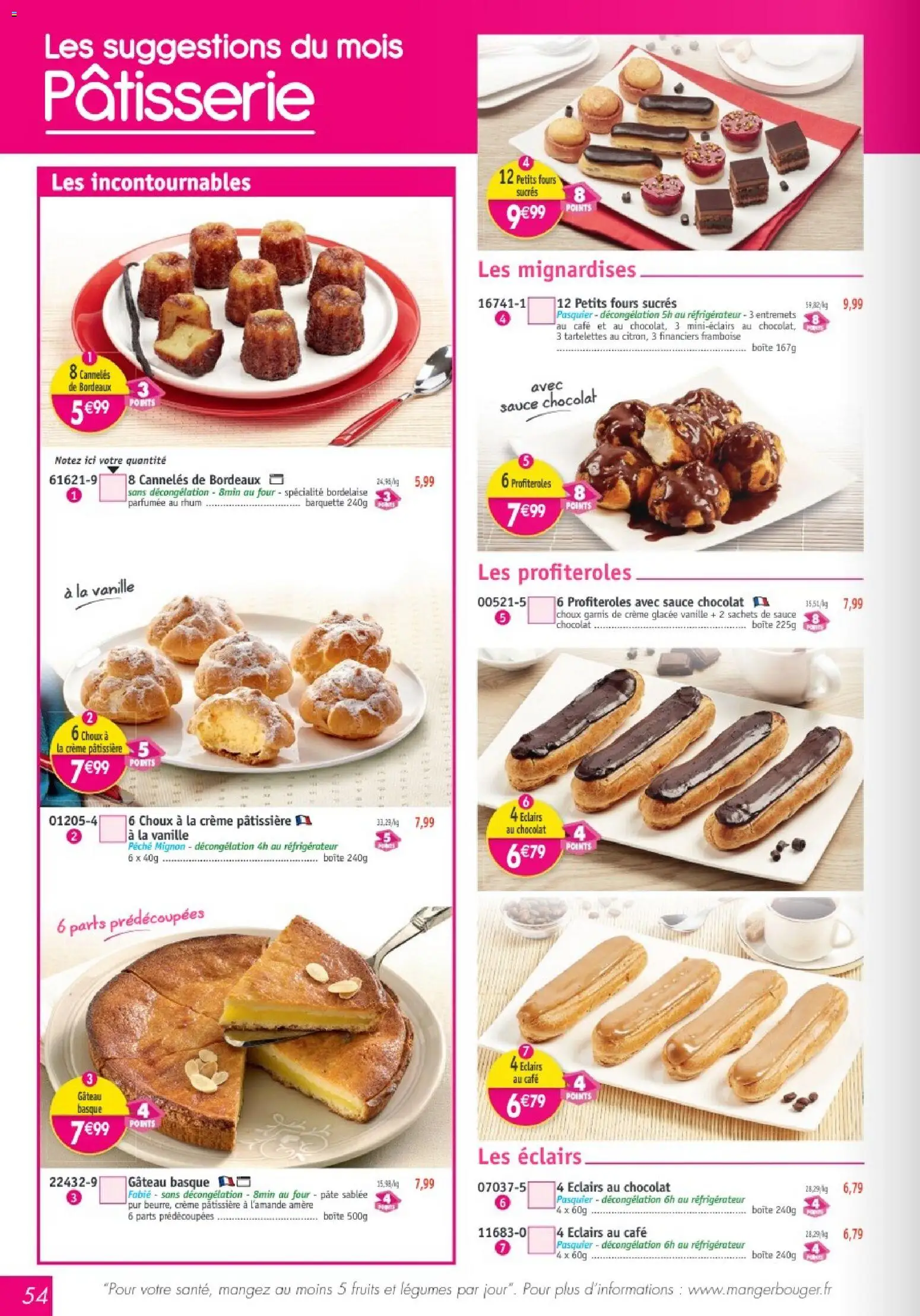 {H1} | Page: 54 | Produits: Framboise, Pêche, Four, Rhum