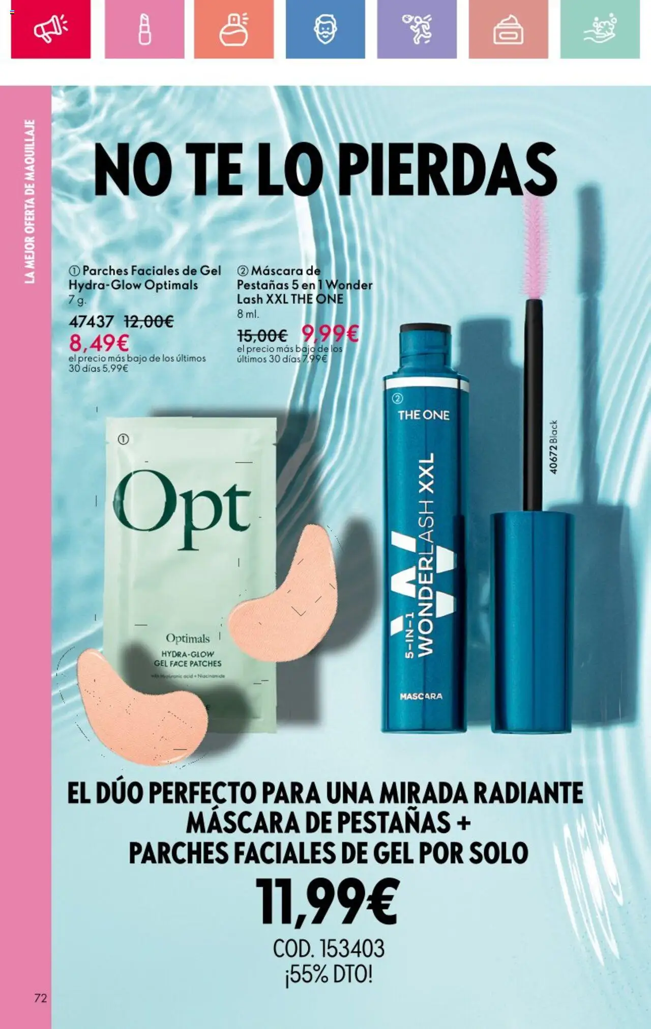 Oriflame - Catálogo Campaña 12 │ válido desde el 24.08.2025 | Página: 72 | Productos: Maquillaje, Máscara, Té, Máscara de pestañas