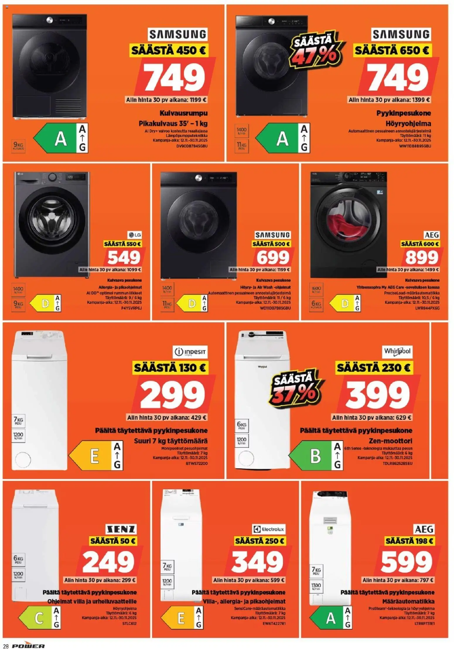 Power tarjoukset – voimassa 12.11.2025 alkaen | Sivu: 28