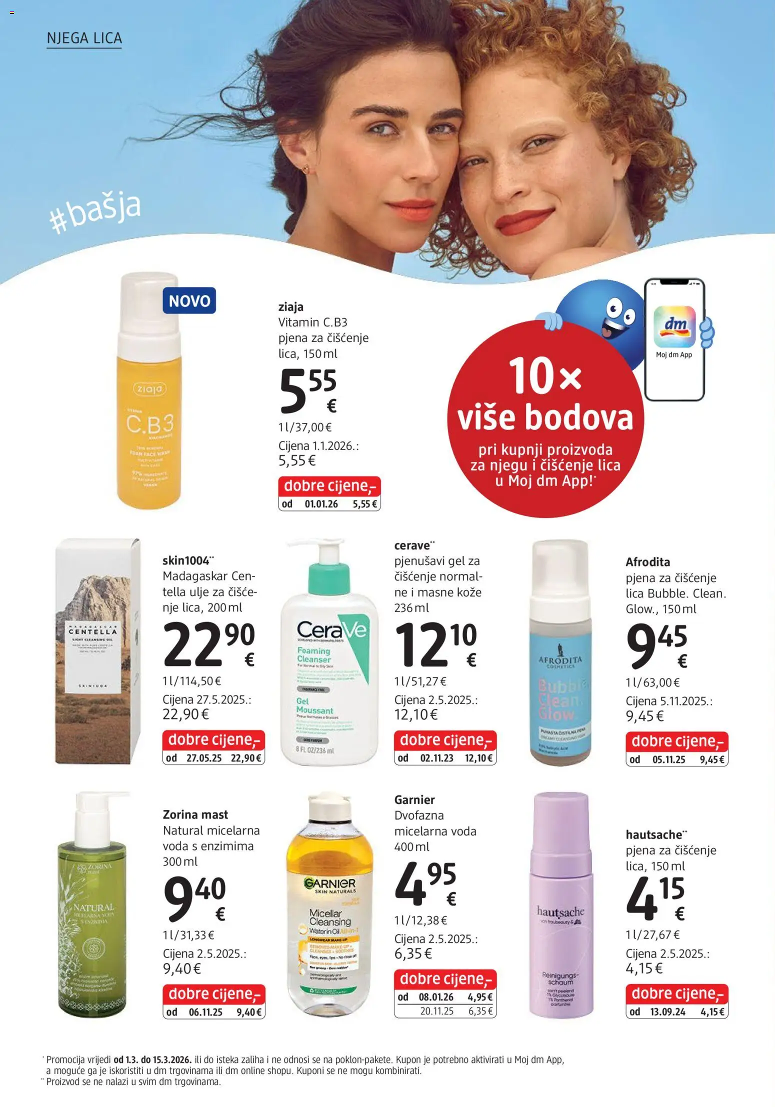 DM katalog | vrijedi od 01.03.2026 | Stranica: 8 | Proizvodi: Mast, Ulje, Garnier, Cerave