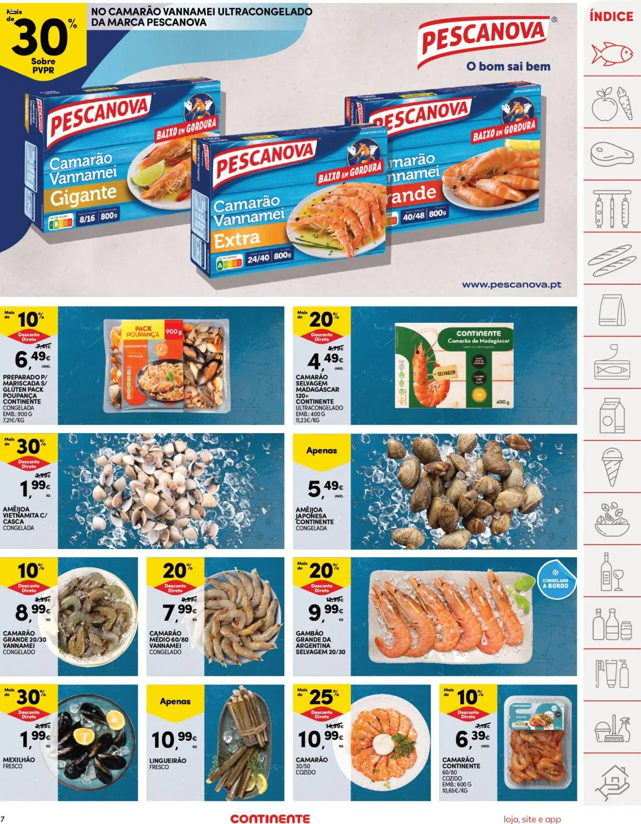 Continente folheto │ válido de 09.09.2025 | Página: 7 | Produtos: Camarão