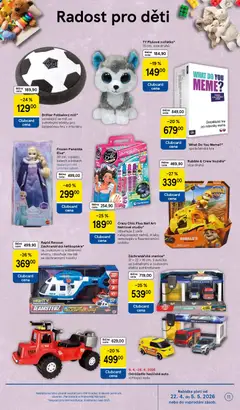 Náhled letáku Odrážedlo hasičské auto, stříkající vodu od 22.04.2026 | Strana: 11 | Produkty: Naviják, Hra, Samolepky, Odrážedlo