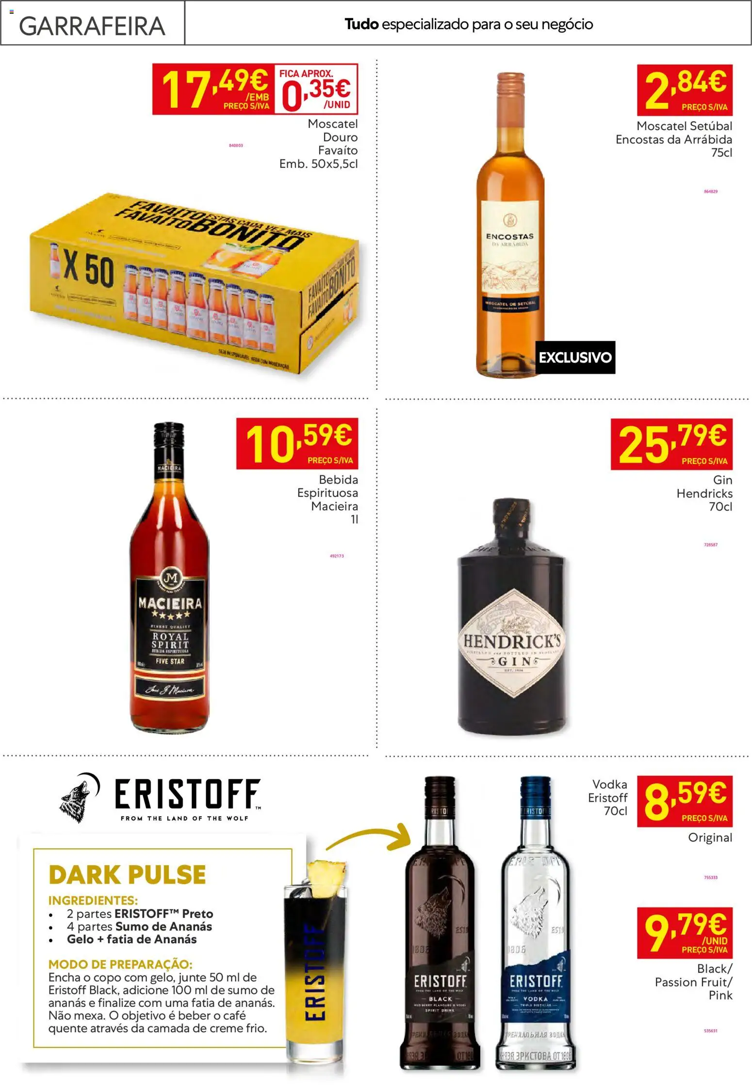 Recheio - Horeca Bons Negócios │ válido de 24.02.2026 | Página: 32 | Produtos: Café, Sumo, Creme, Bebida