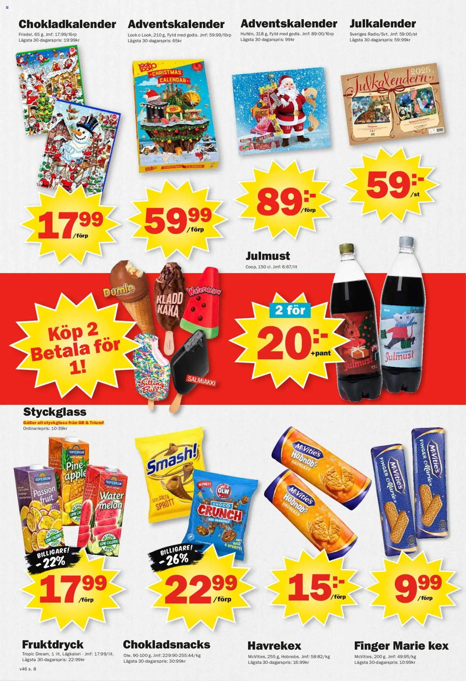 Pekås reklamblad aktuell från 10.11.2025 | Sida: 8 | Produkter: Galler, Äpple