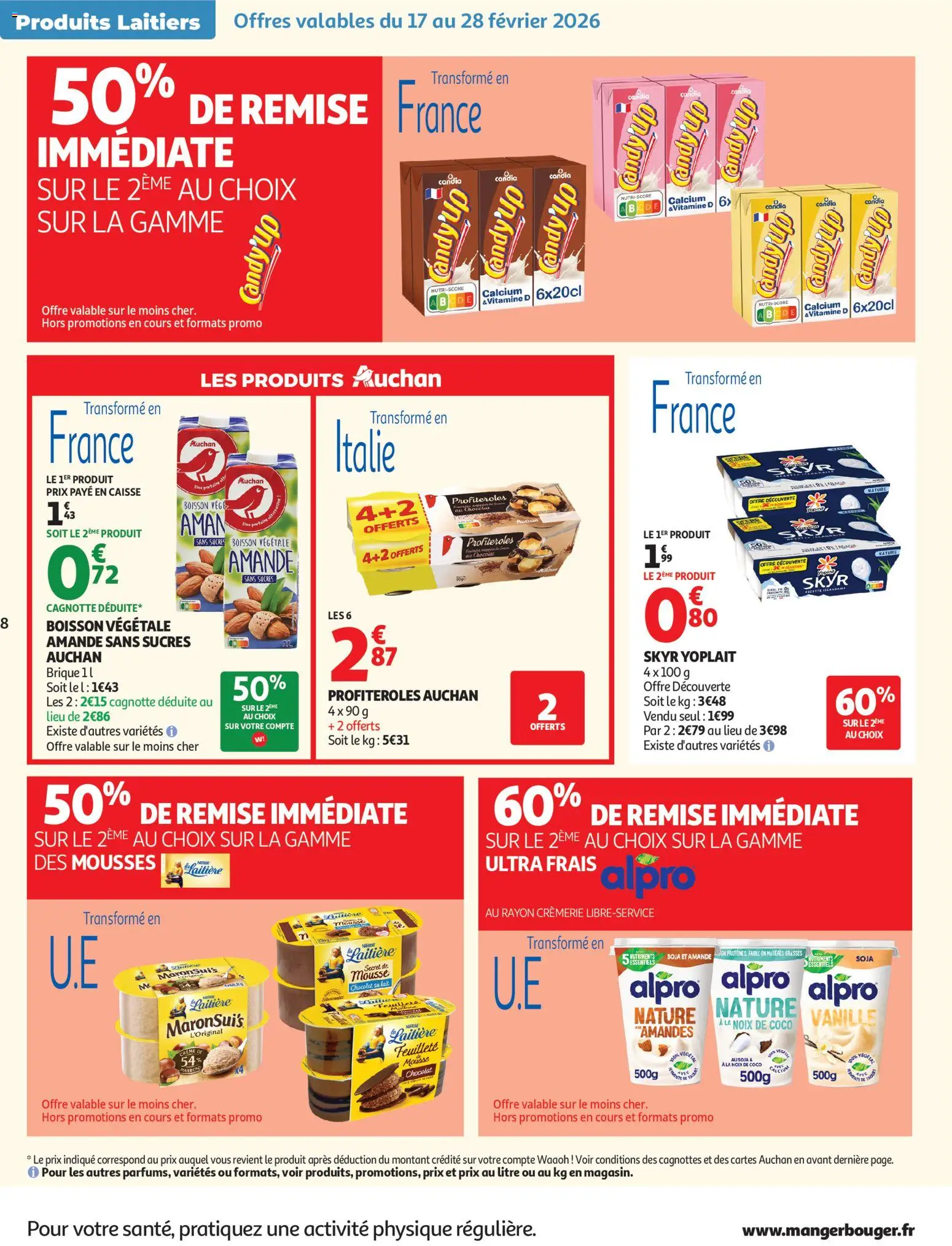 {H1} | Page: 8 | Produits: Noix de coco, Mousse, Lait, Amandes