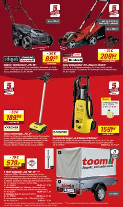 Toom Baumarkt Prospekt 	 ab 07.03.2026 gültig | Seite: 8 | Produkte: Hochdruckreiniger, Ladegerät