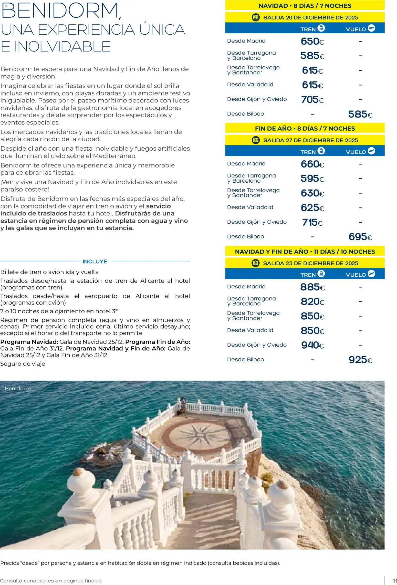 Viajes El Corte Inglés Vacaciones Económicas │ válido desde el 22.10.2025 | Página: 11 | Productos: Vino, Té