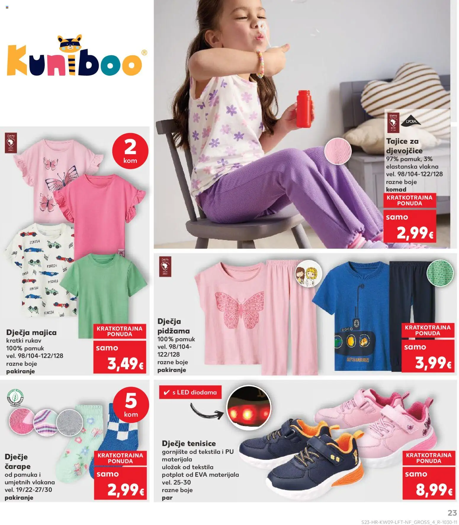 Kaufland katalog | vrijedi od 25.02.2026 | Stranica: 23 | Proizvodi: Majica, Čarape, Pidžama, Finish