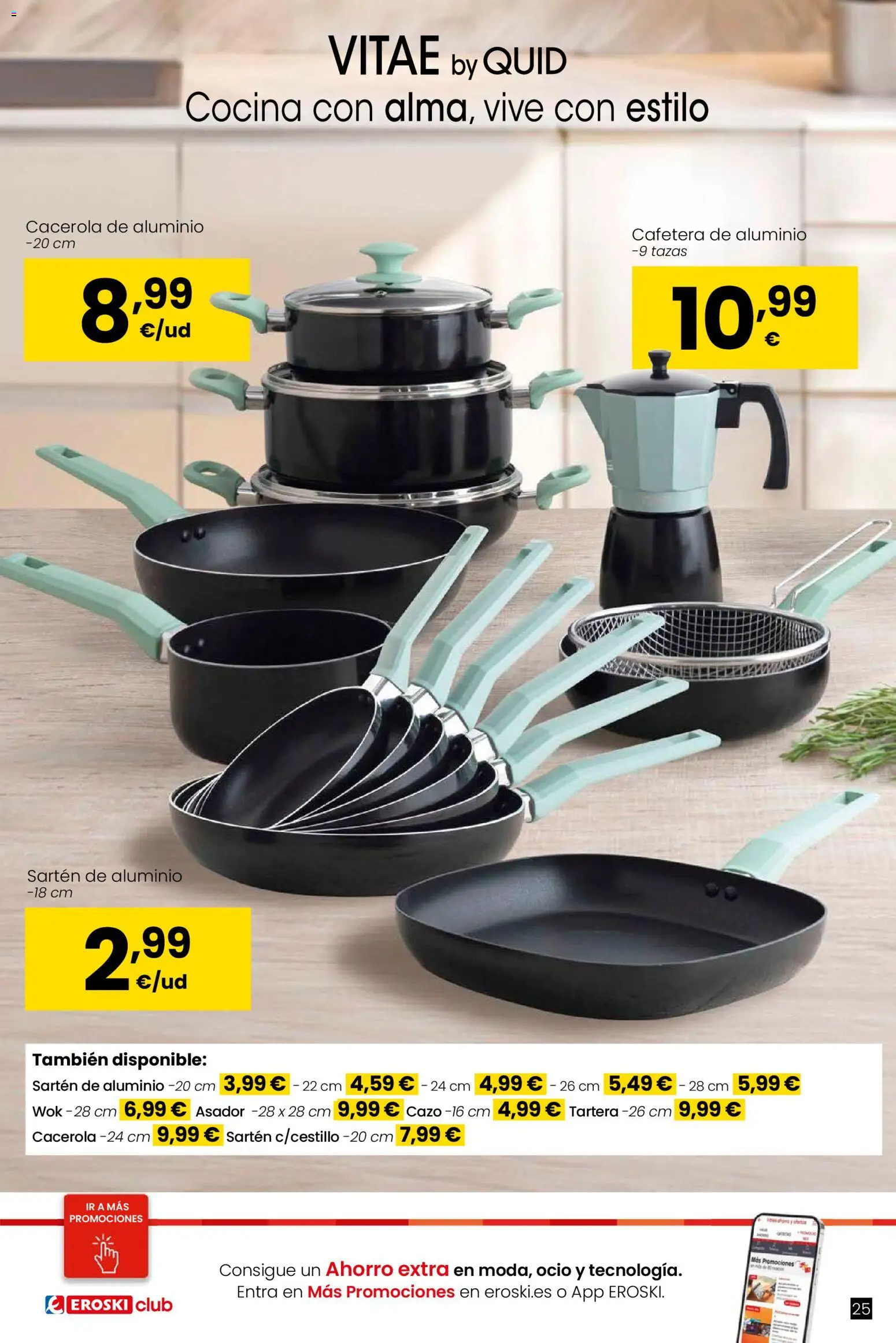 Eroski - Qué a gusto │ válido desde el 07.01.2026 | Página: 25 | Productos: Cocina, Cafetera