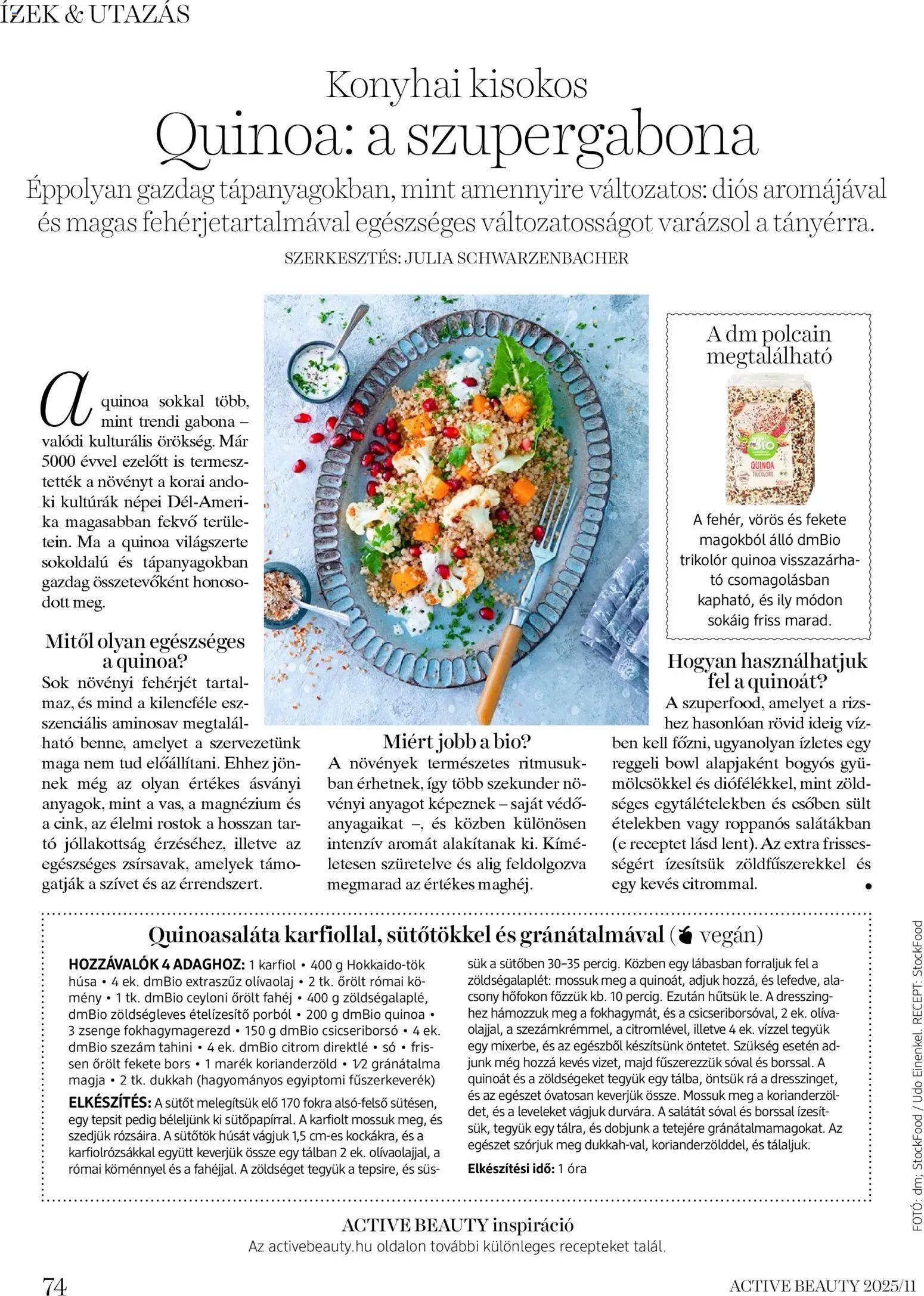 DM Drogerie Markt akciós ujság - amely érvényes a következő dátumtól: 13.11.2025 | Oldal: 74 | Termékek: Fűszerkeverék, Rizs, Olívaolaj, Citrom