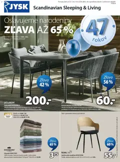 JYSK leták platný od 25.03.2026