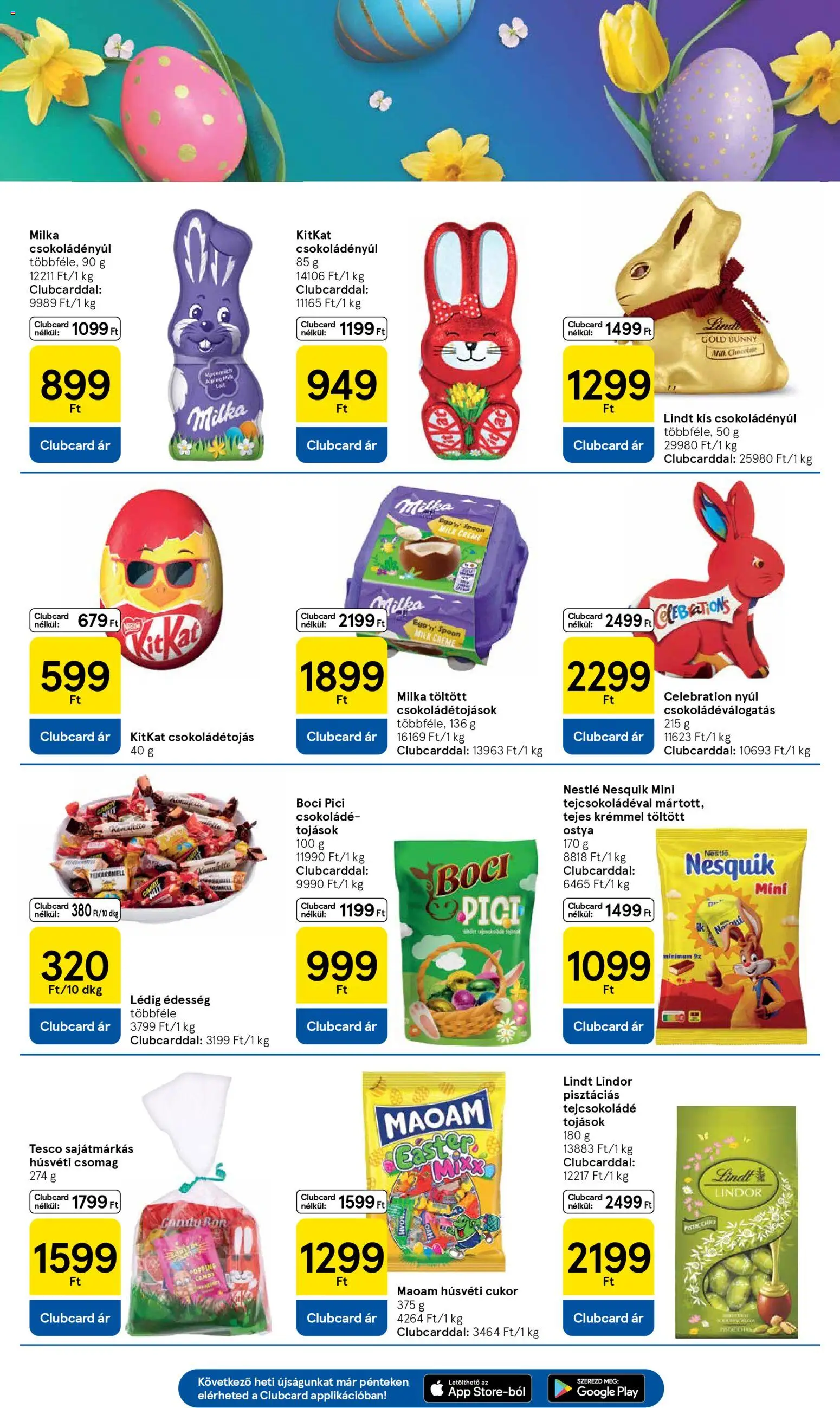 Tesco akciós ujság - amely érvényes a következő dátumtól: 12.03.2026 | Oldal: 11 | Termékek: Édesség, Nesquik, Tejcsokoládé, Cukor