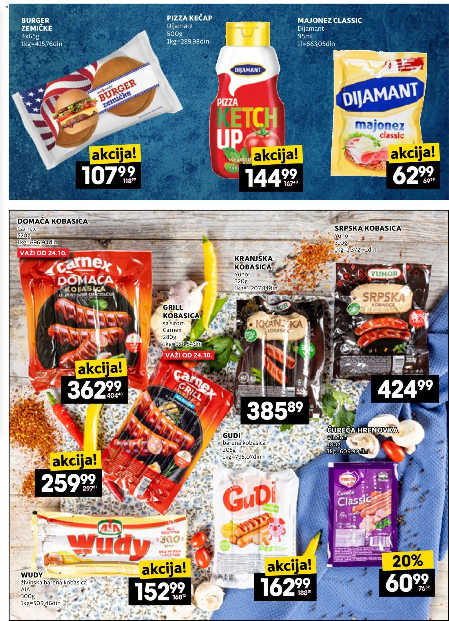 Idea katalog - važi od 23.10.2025 | Strana: 17 | Proizvode: Majonez, Kečap, Burger, Kobasica