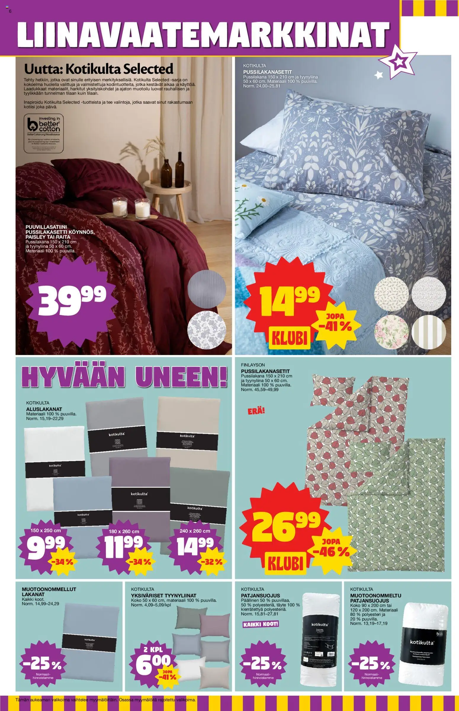 Tokmanni tarjoukset – voimassa 02.02.2026 alkaen | Sivu: 6 | Tuotteet: Tee, Tyynyliina