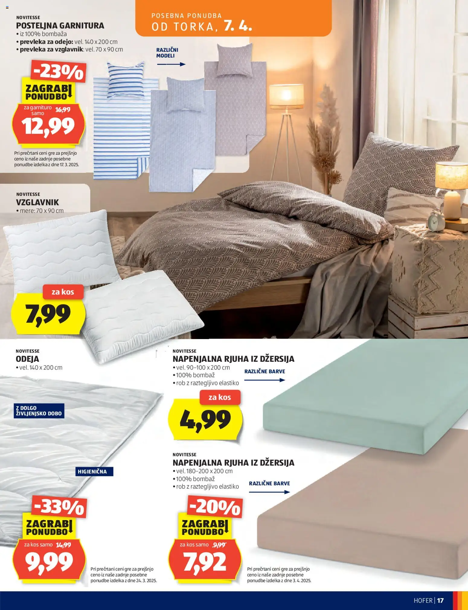 Novi Hofer katalog ponudbe – veljaven od 01.04.2026 | Stran: 17