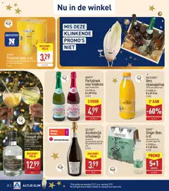 Aldi folder week 51 - Voorbeeld van een folder van Aldi, geldig van 22.12.2025 | Pagina: 22 | Producten: Zsalukő, Frisdrank, Alcohol, Appel