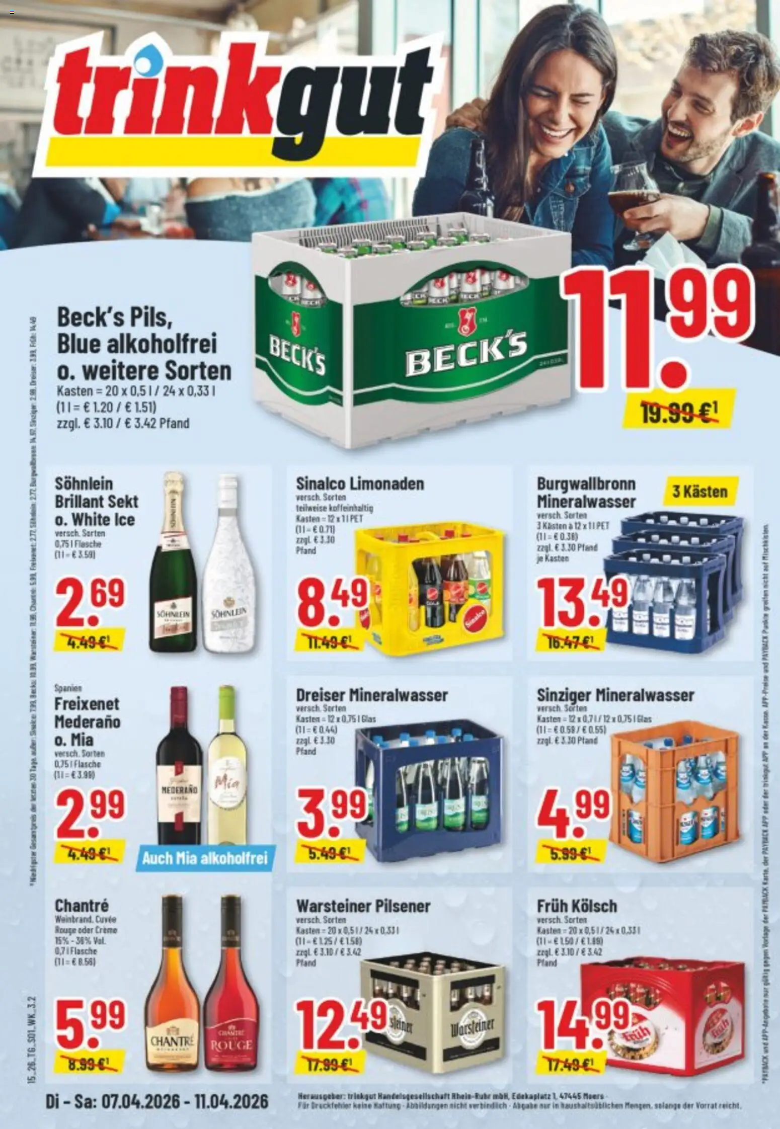Trinkgut Prospekt 	 – gültig ab 07.04.2026 | Seite: 1