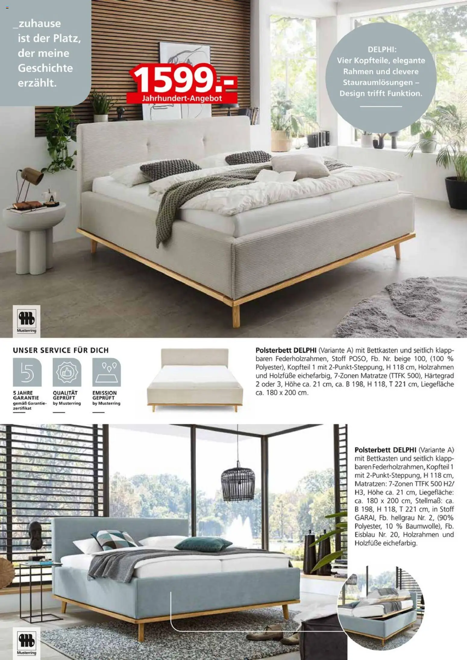 Segmüller Musterring  – gültig ab 03.11.2025 | Seite: 17 | Produkte: Matratze, Polsterbett